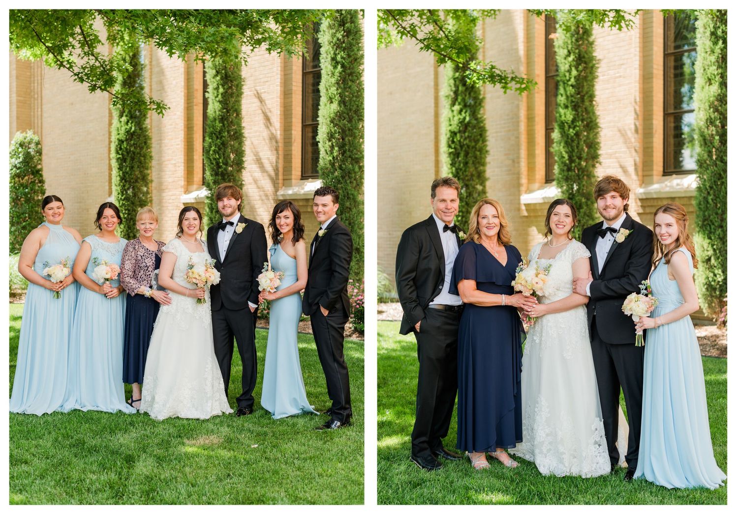 Wedding at Christ the King Parish in Tulsa Oklahoma.