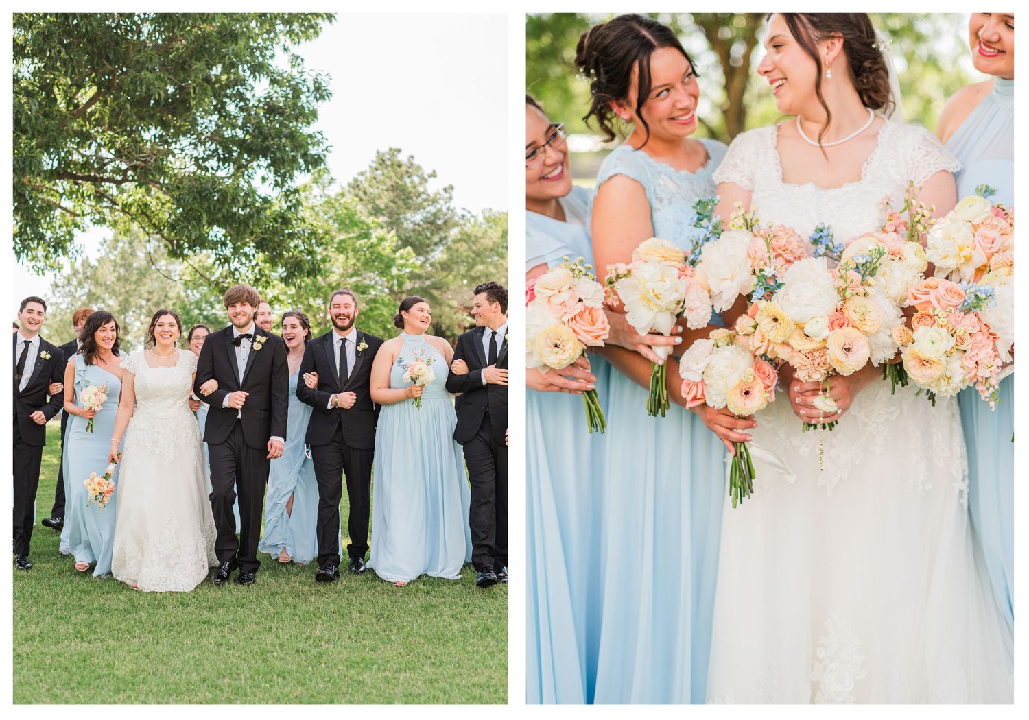 Wedding at Christ the King Parish in Tulsa Oklahoma.