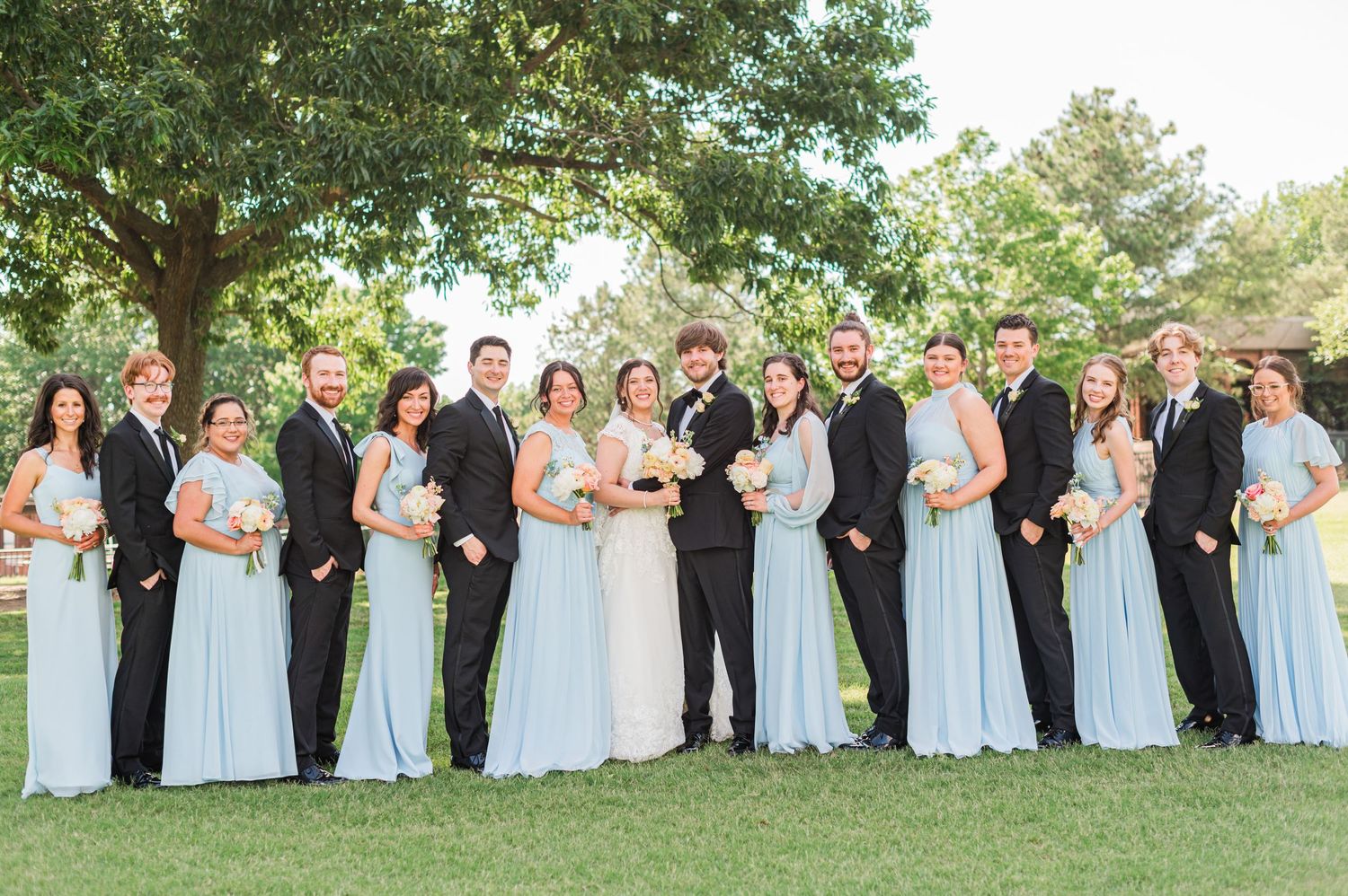 Wedding at Christ the King Parish in Tulsa Oklahoma.