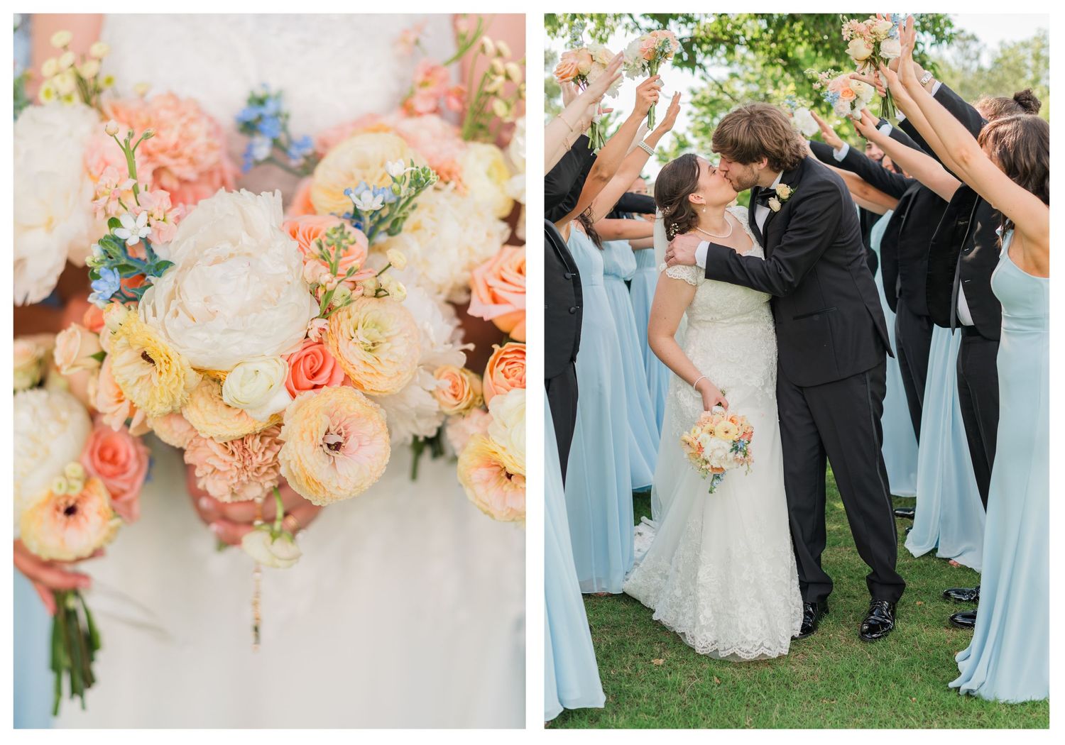 Wedding at Christ the King Parish in Tulsa Oklahoma.