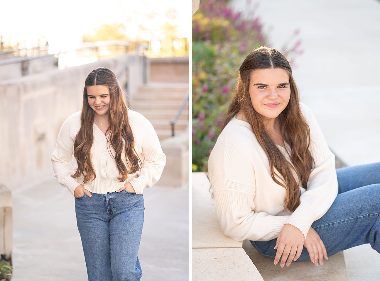 BHS Senior Girl in Field and Downtown Bartlesville by Bartlesville Senior Photographer Kristi Bray