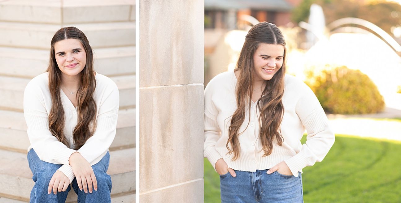 BHS Senior Girl in Field and Downtown Bartlesville by Bartlesville Senior Photographer Kristi Bray