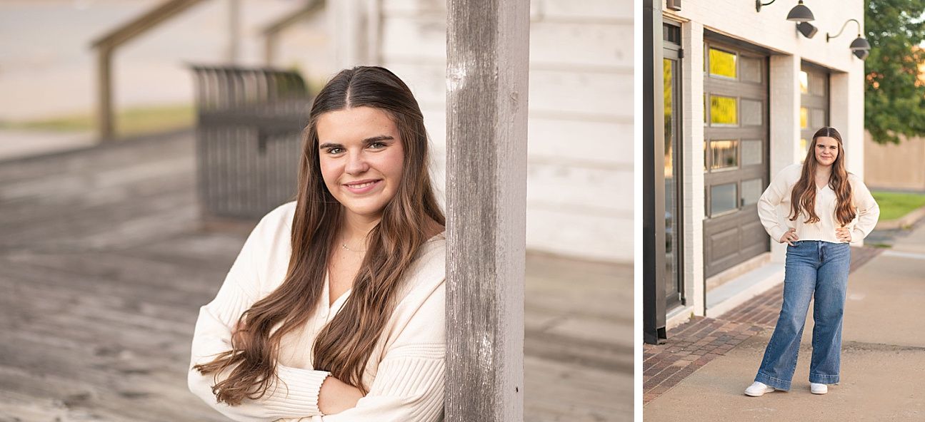 BHS Senior Girl in Field and Downtown Bartlesville by Bartlesville Senior Photographer Kristi Bray