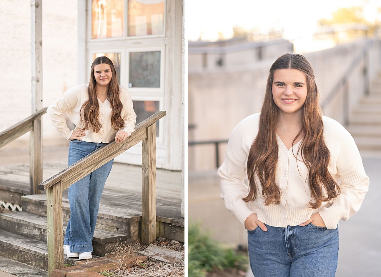 BHS Senior Girl in Field and Downtown Bartlesville by Bartlesville Senior Photographer Kristi Bray