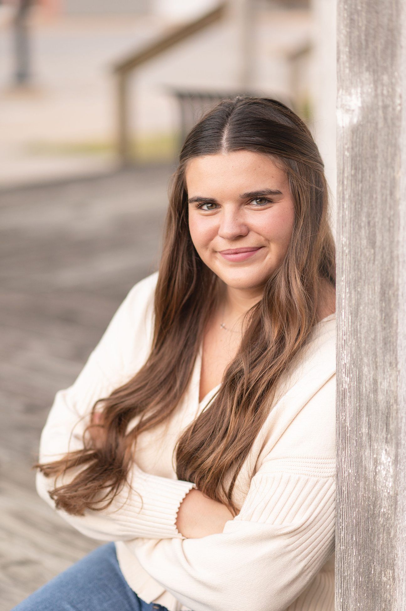 BHS Senior Girl in Field and Downtown Bartlesville by Bartlesville Senior Photographer Kristi Bray