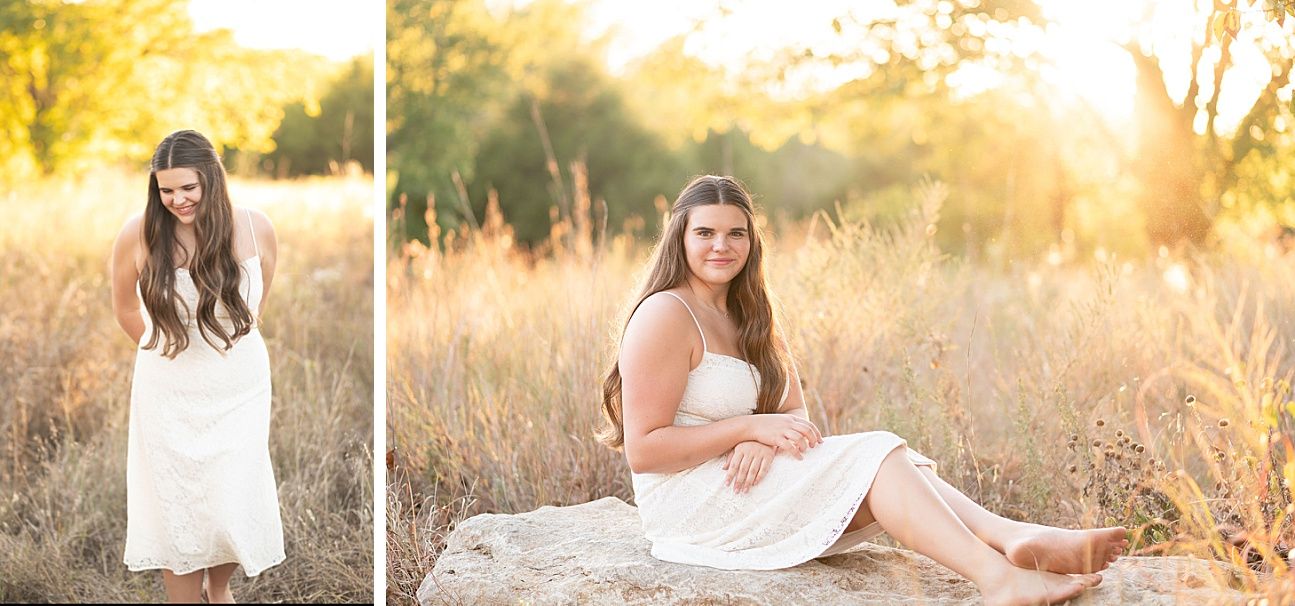 BHS Senior Girl in Field and Downtown Bartlesville by Bartlesville Senior Photographer Kristi Bray