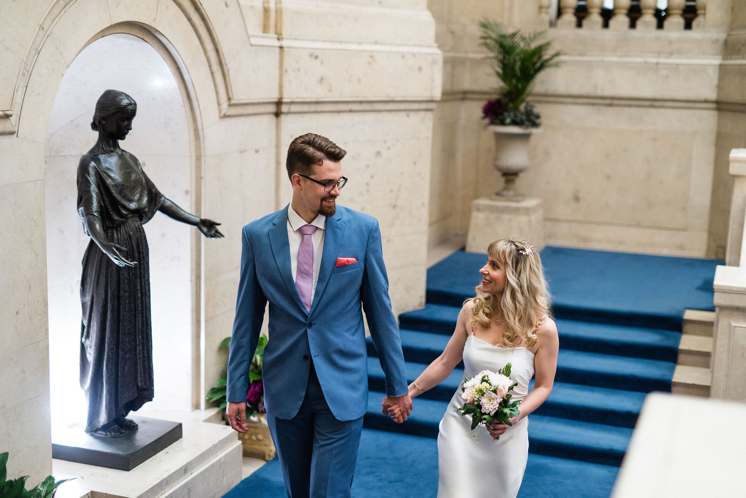Wedding photograph at Nottingham Council House
