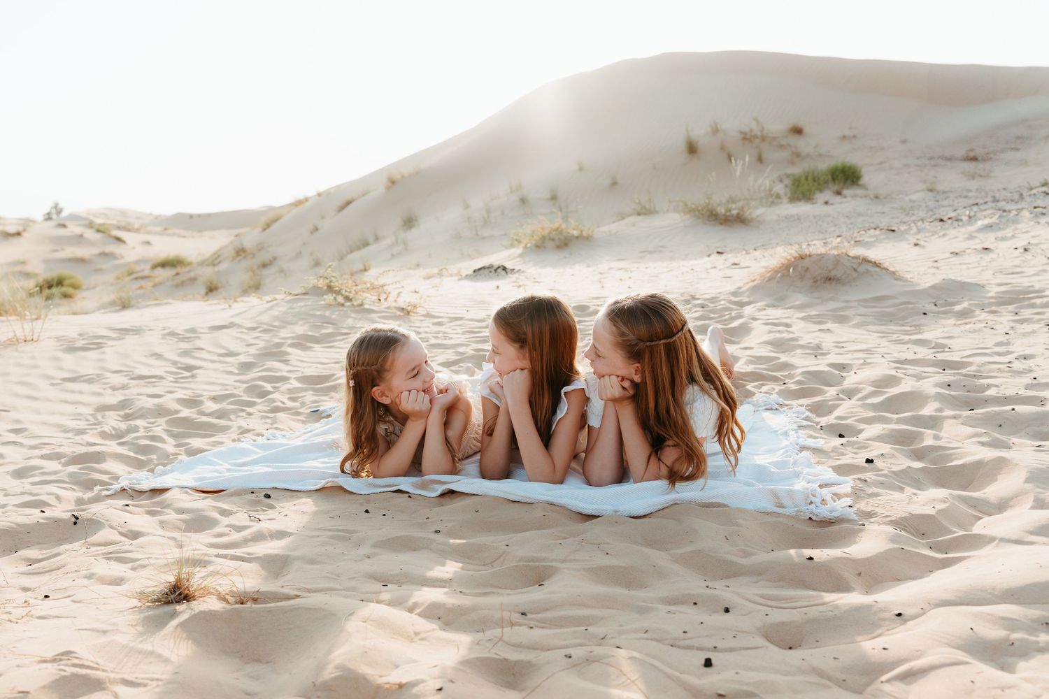 Fun Desert family photoshoot in abu dhabi uae.