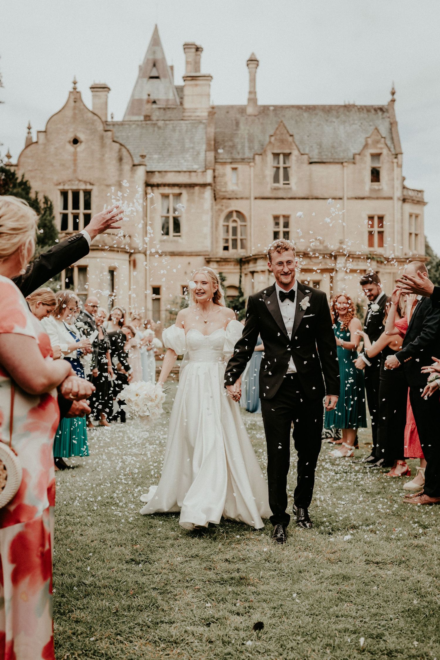 Olivia Rossi Photography Cornwall Wedding Photographer confetti moments