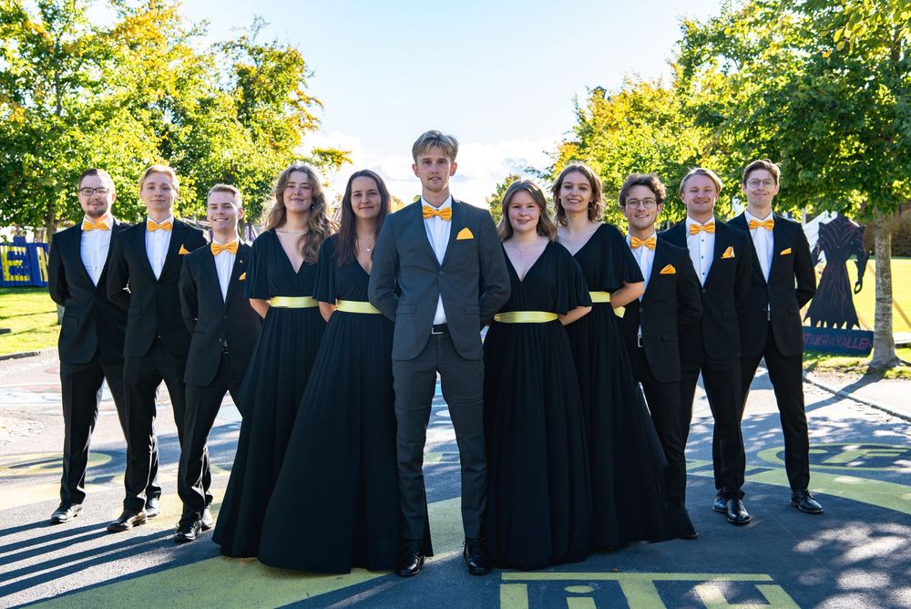 Gruppbild av studentförening