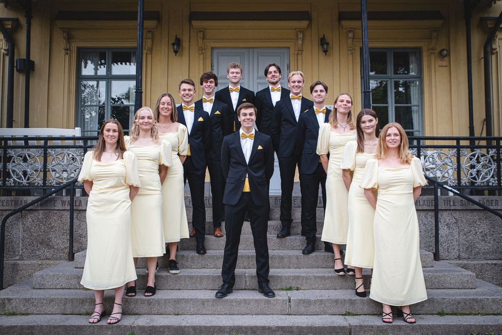 Gruppbild av studentförening