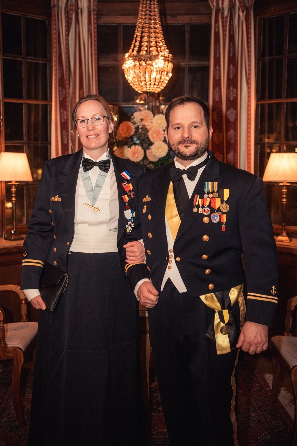 Formellt porträtt av militär