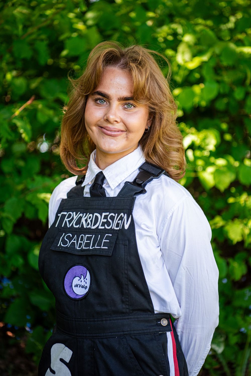 Porträtt av student i stass