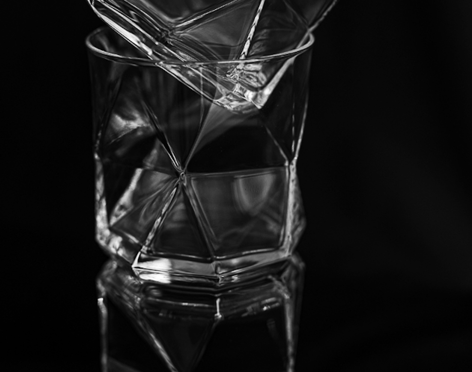 Still life entry of stacked glasses in the International Photography Awards 2024