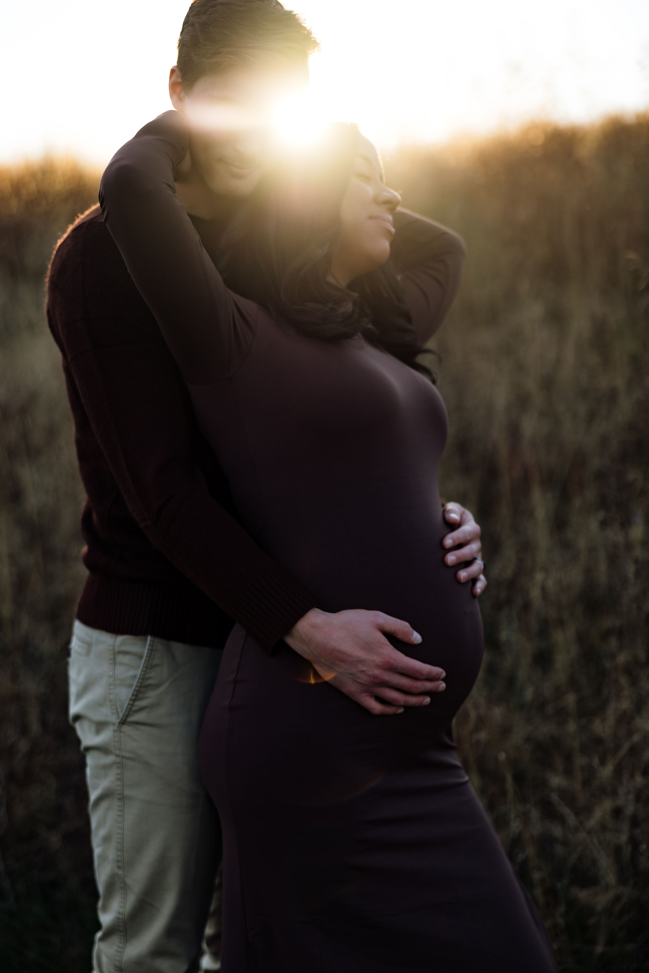 Fall boho maternity shoot