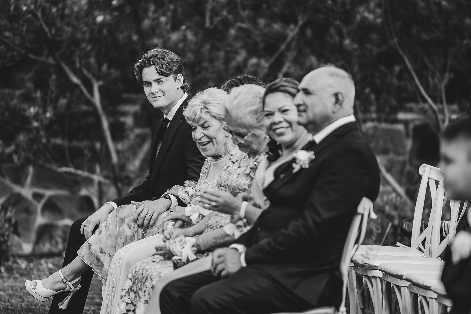 Emotional wedding ceremony at D’Vine Grace Vineyard