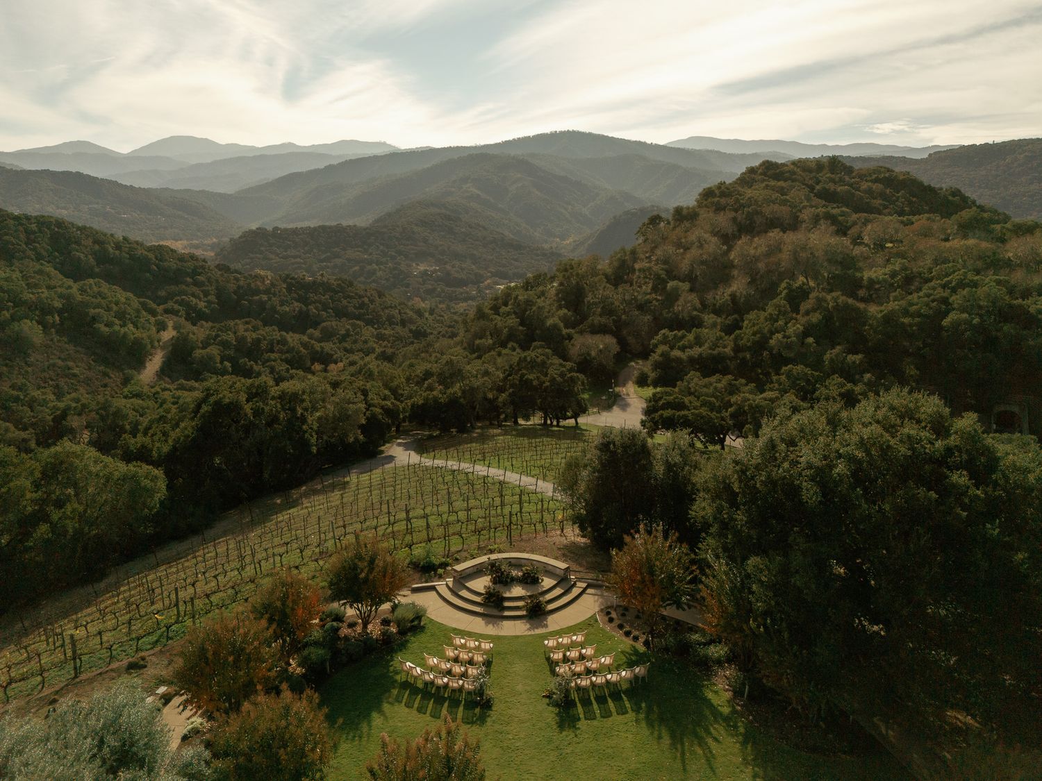 Holman Ranch Carmel Valley, CA Ceremony space.