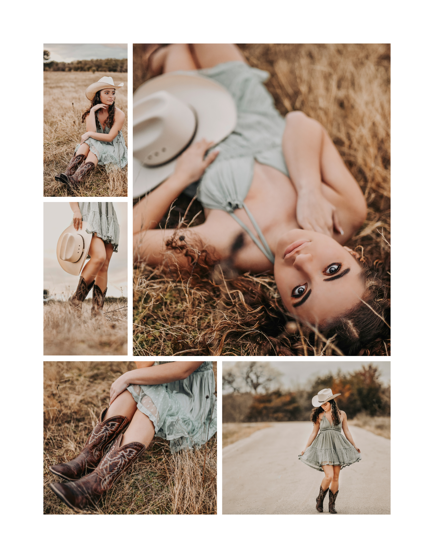High school senior girl photos taken in scenic outdoor location in DFW