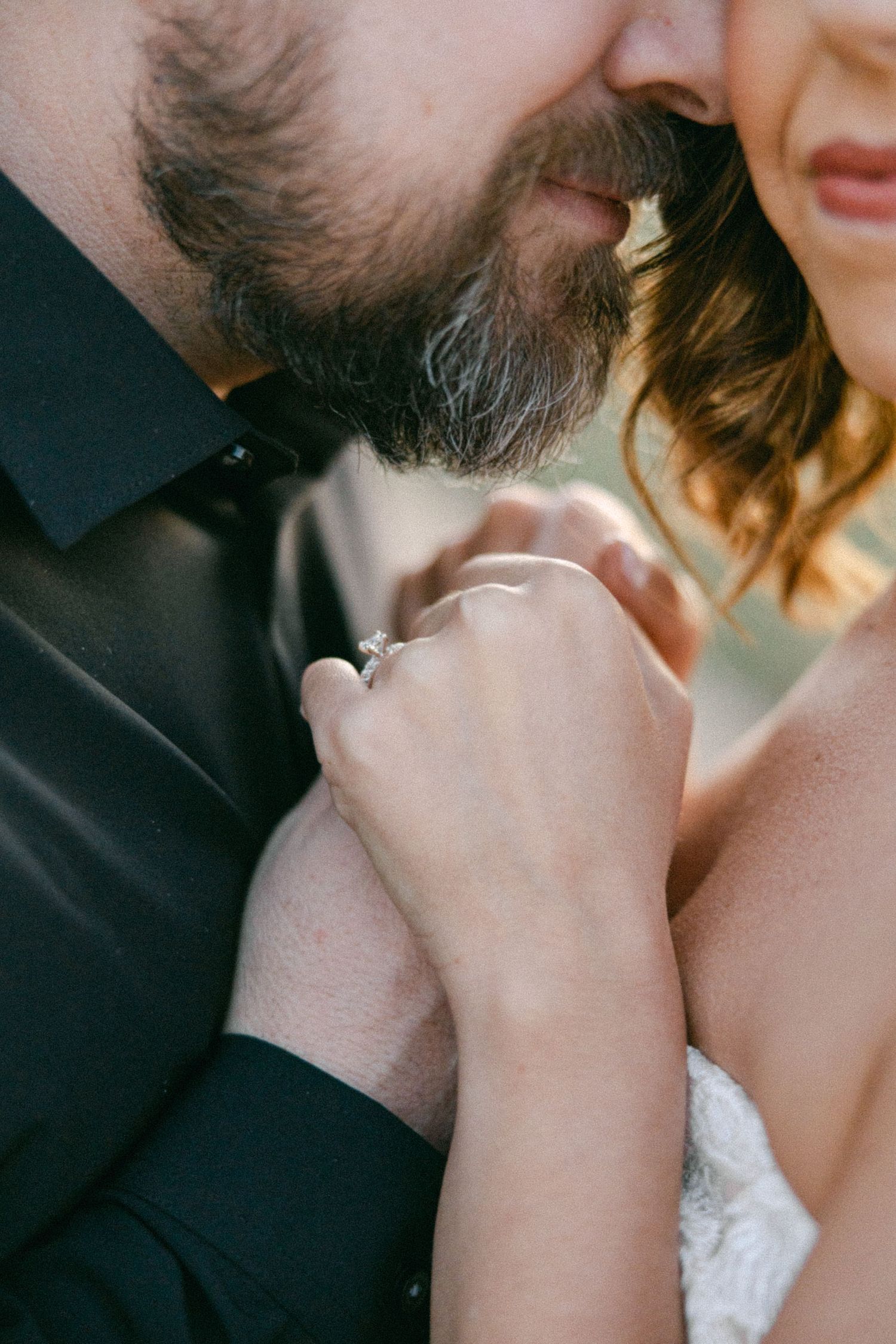 close up couple photo