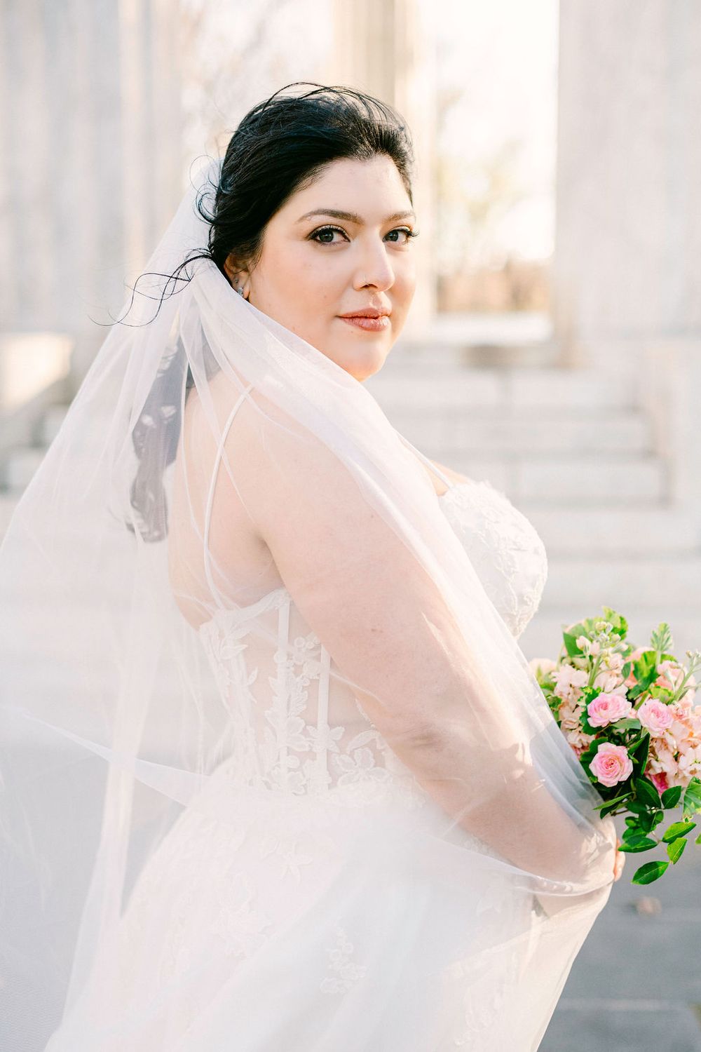 Washington DC War Memorial Mini Wedding Photography