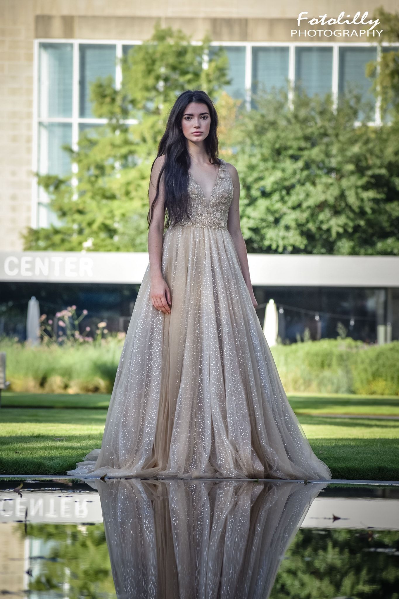 Elegant Quinceañera portraits captured by a Denton Quince photographer specializing in luxury photography for families across North Texas