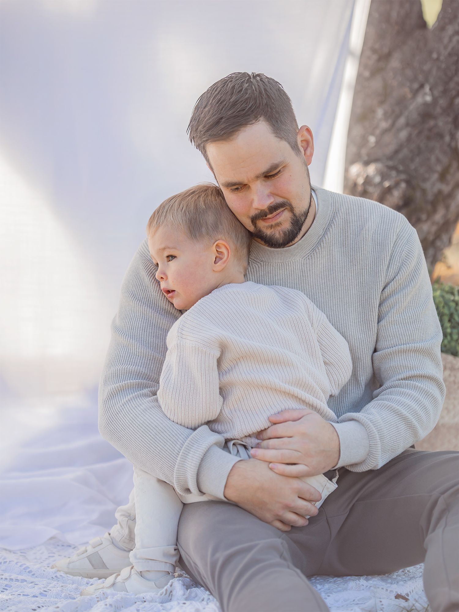 Familjefotografering i Västerås, Pappa och son, MemoriesbyM.se