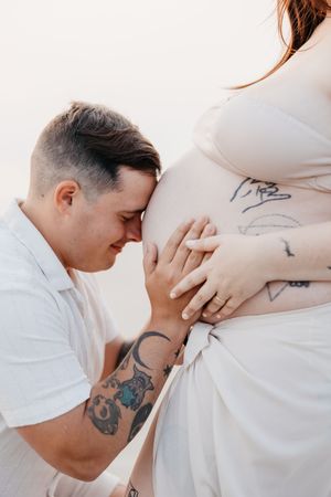 Intimate close-up moments captured in soft, dreamy lighting.
