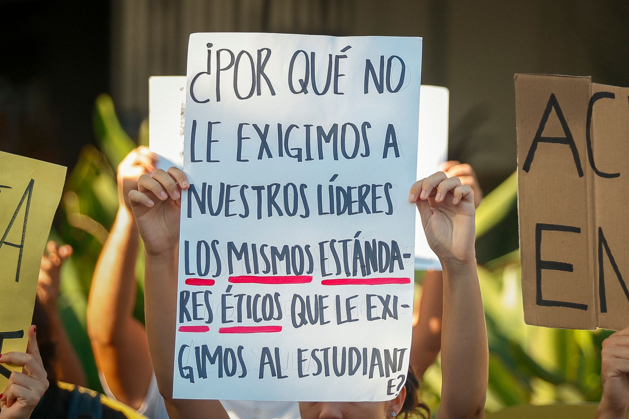 THE STRIKE OF STUDENTS, PROFESSORS, AND DOCTORS DEMANDING THE RESIGNATION OF THE CHANCELLOR OF THE RCM.