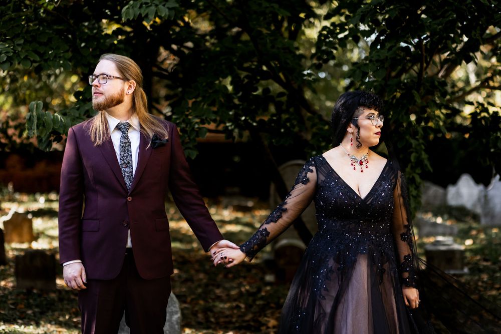 Gothic Philadelphia wedding