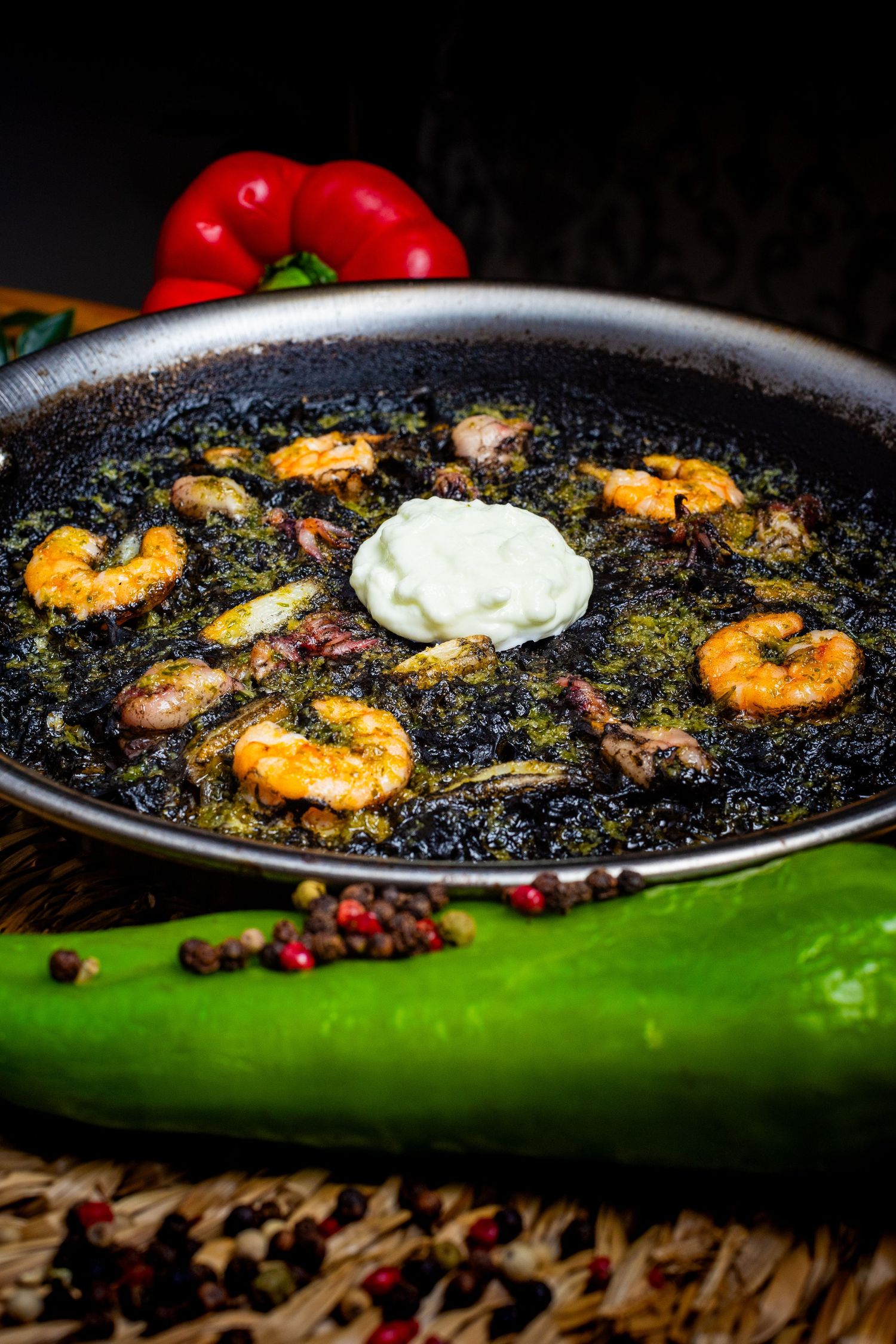 food photography showcasing vibrant dishes with fresh ingredients, captured in Costa del Sol, Nerja, Málaga,Marbella by Robert Centurion.