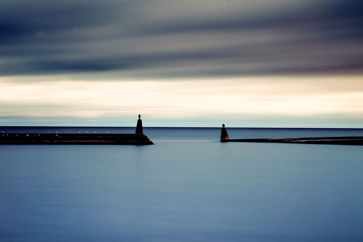 Abstract pier image.