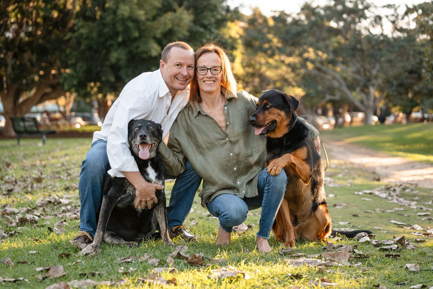 Valentines day photoshoot with dogs in Sydney Balmoral Northern Beaches