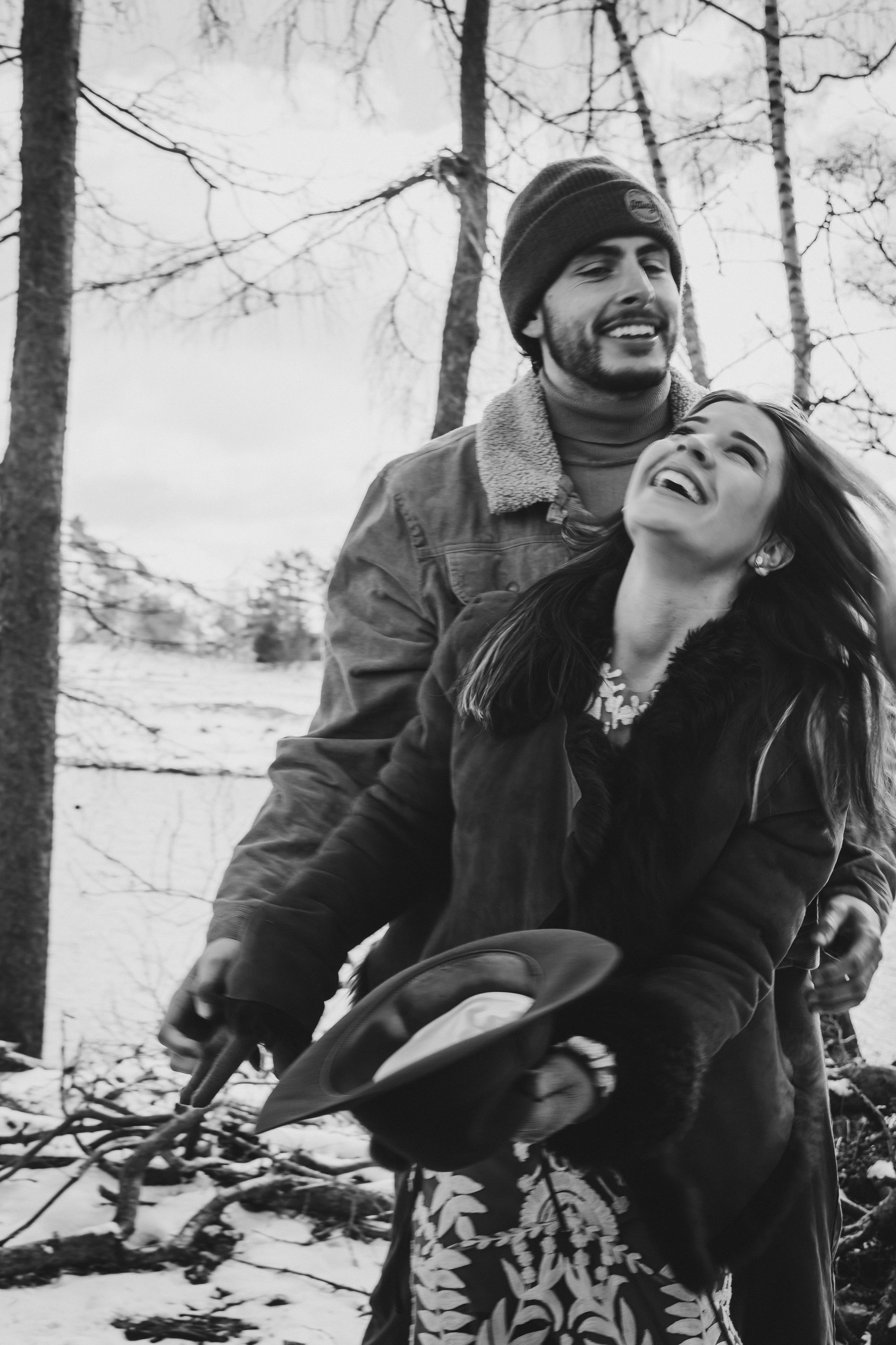 Elopement photography in the Lake District bride and groom cuddle