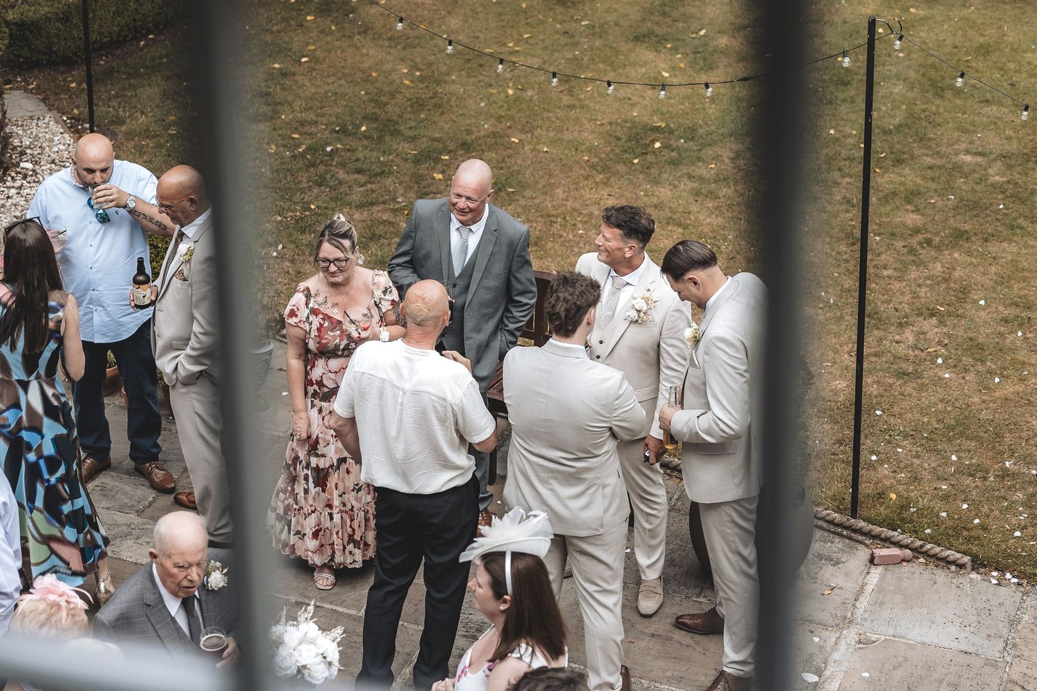 A different angle as a second photographer capturing drinks reception and moments