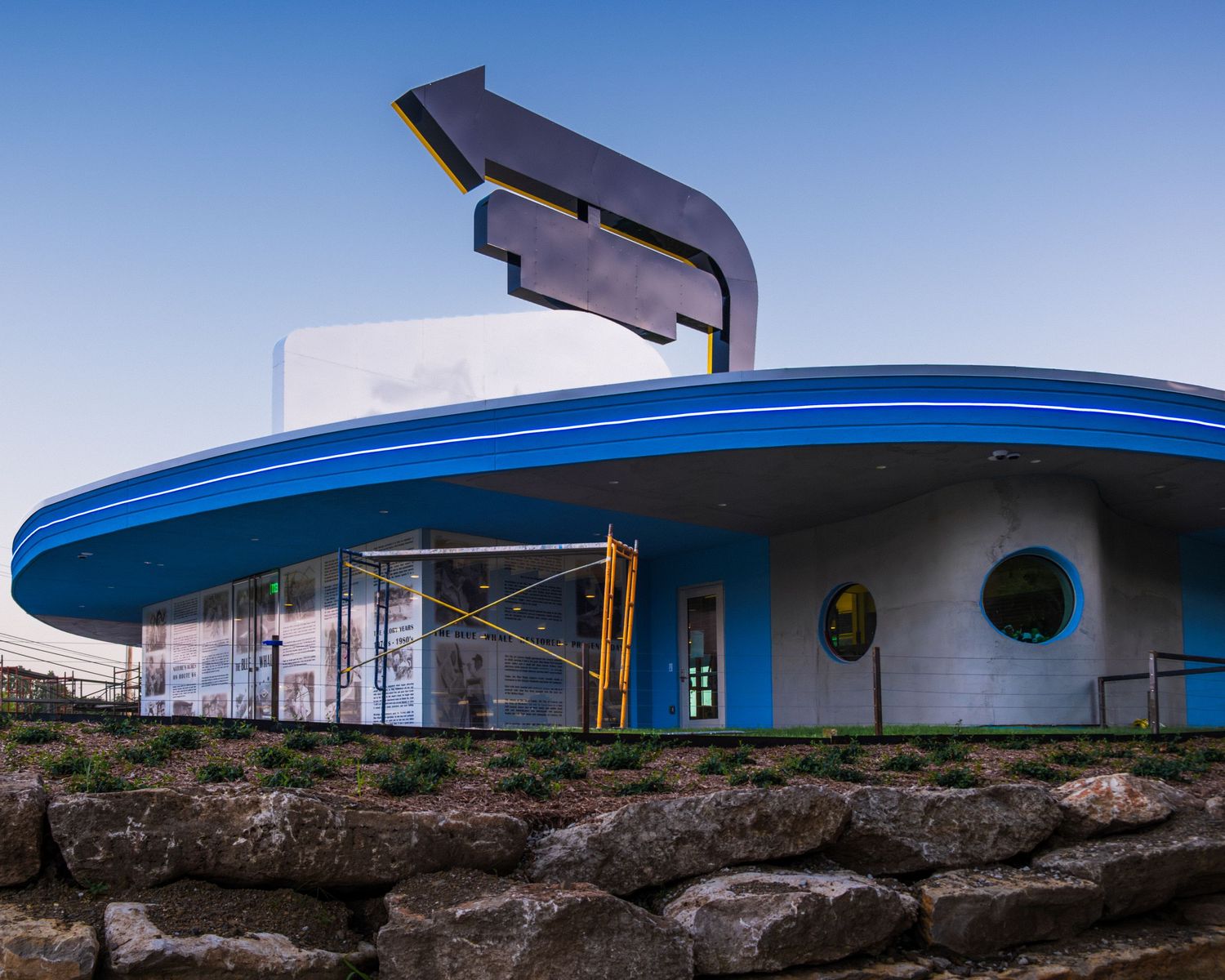 9. The visitors center at the Blue Whale of Catoosa. June 10, 2026.