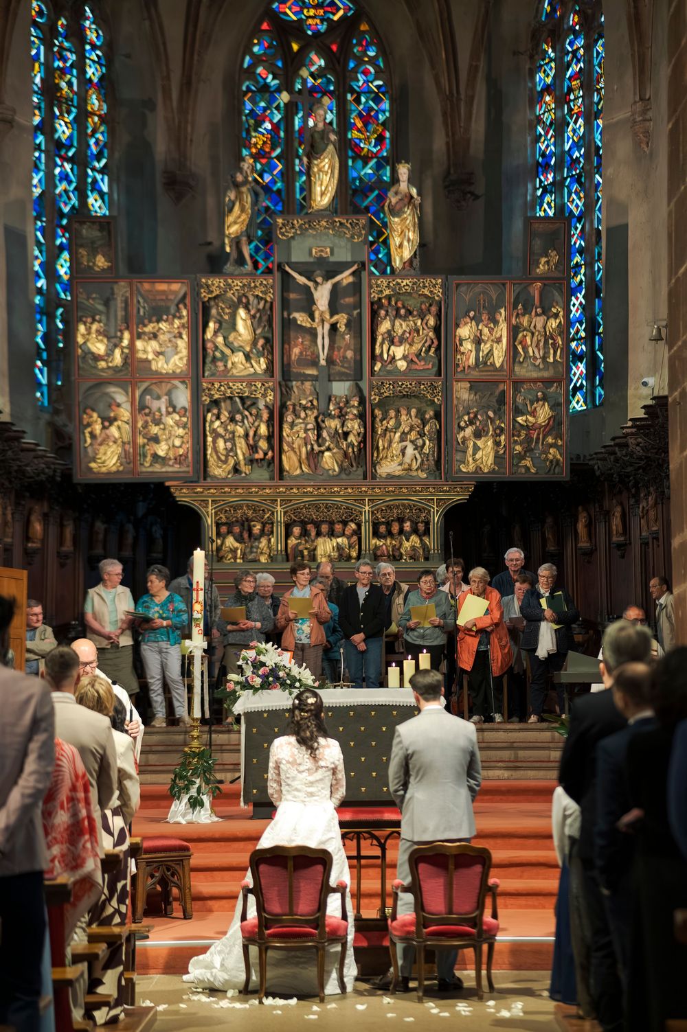 Mariage dans l'eglise de Kaysersberg