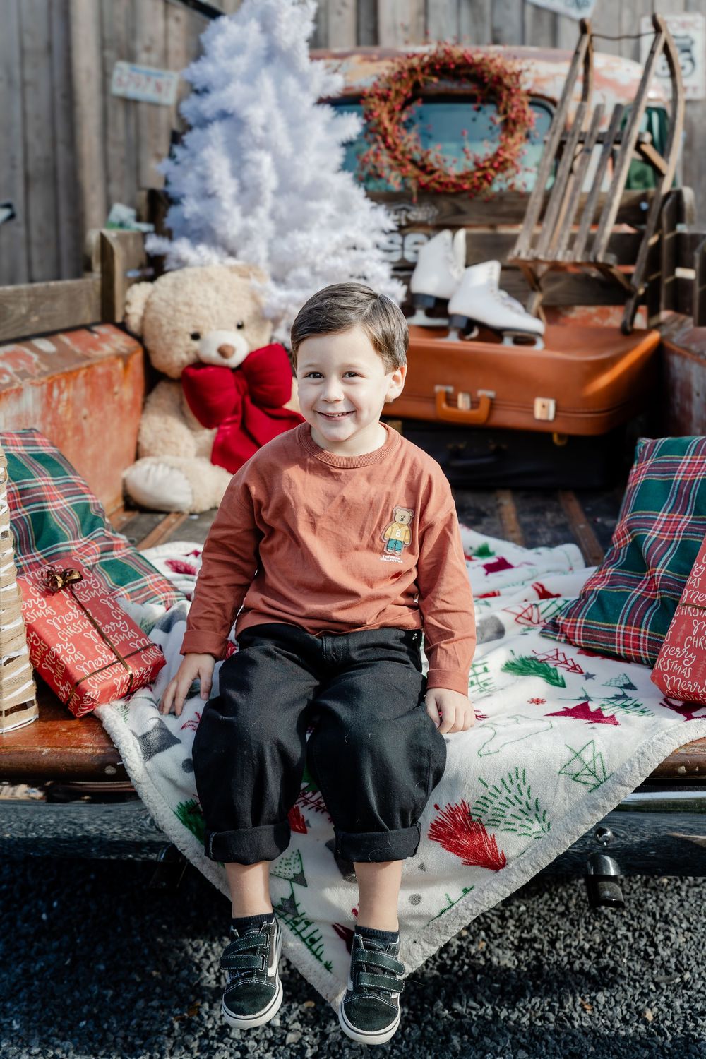 Découvrez les mini-séances photo de Noël de Charlotte Delsart, photographe près de Douai et Cambrai.