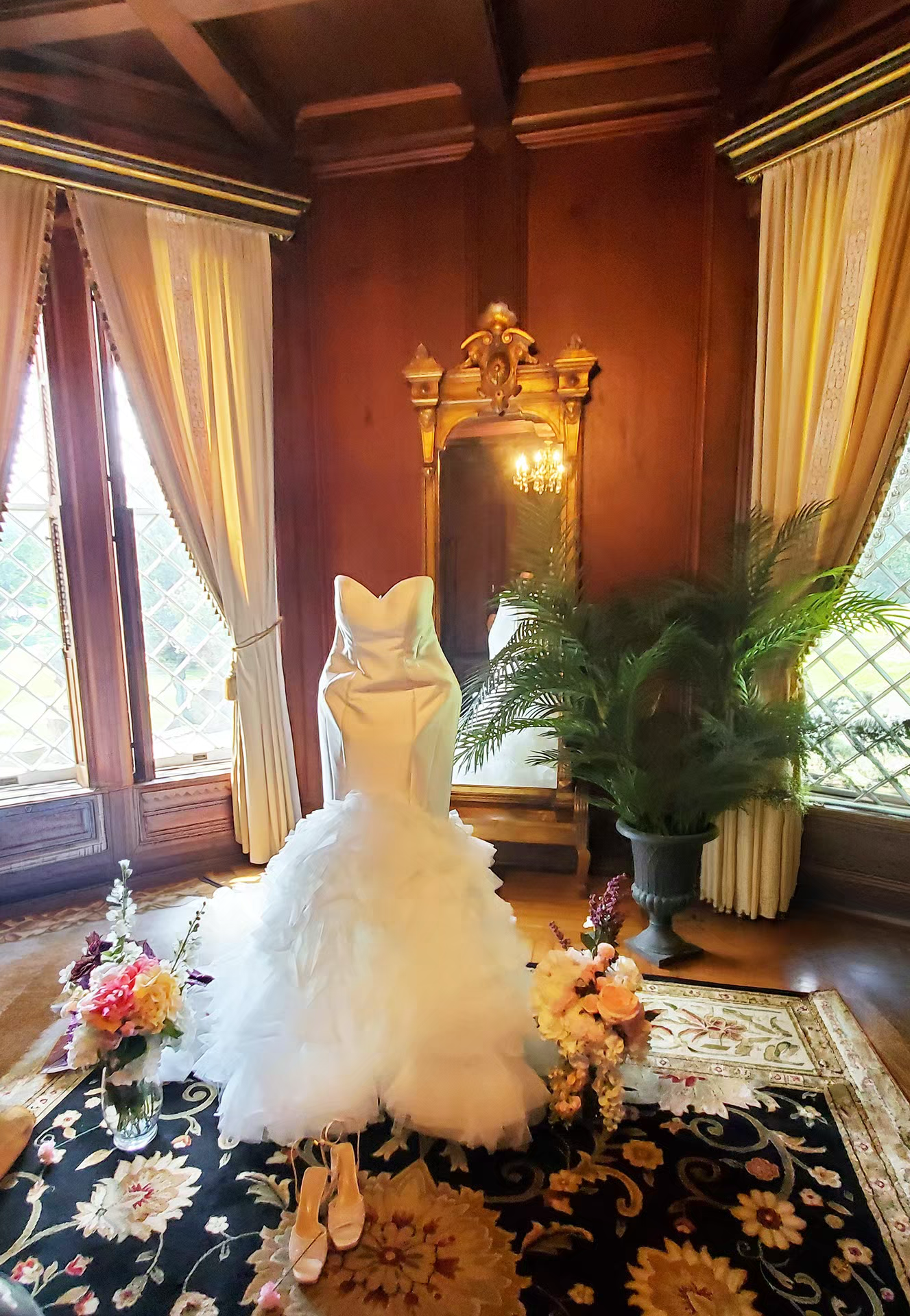 bridal suite at the mac-o-chee wedding venue castle