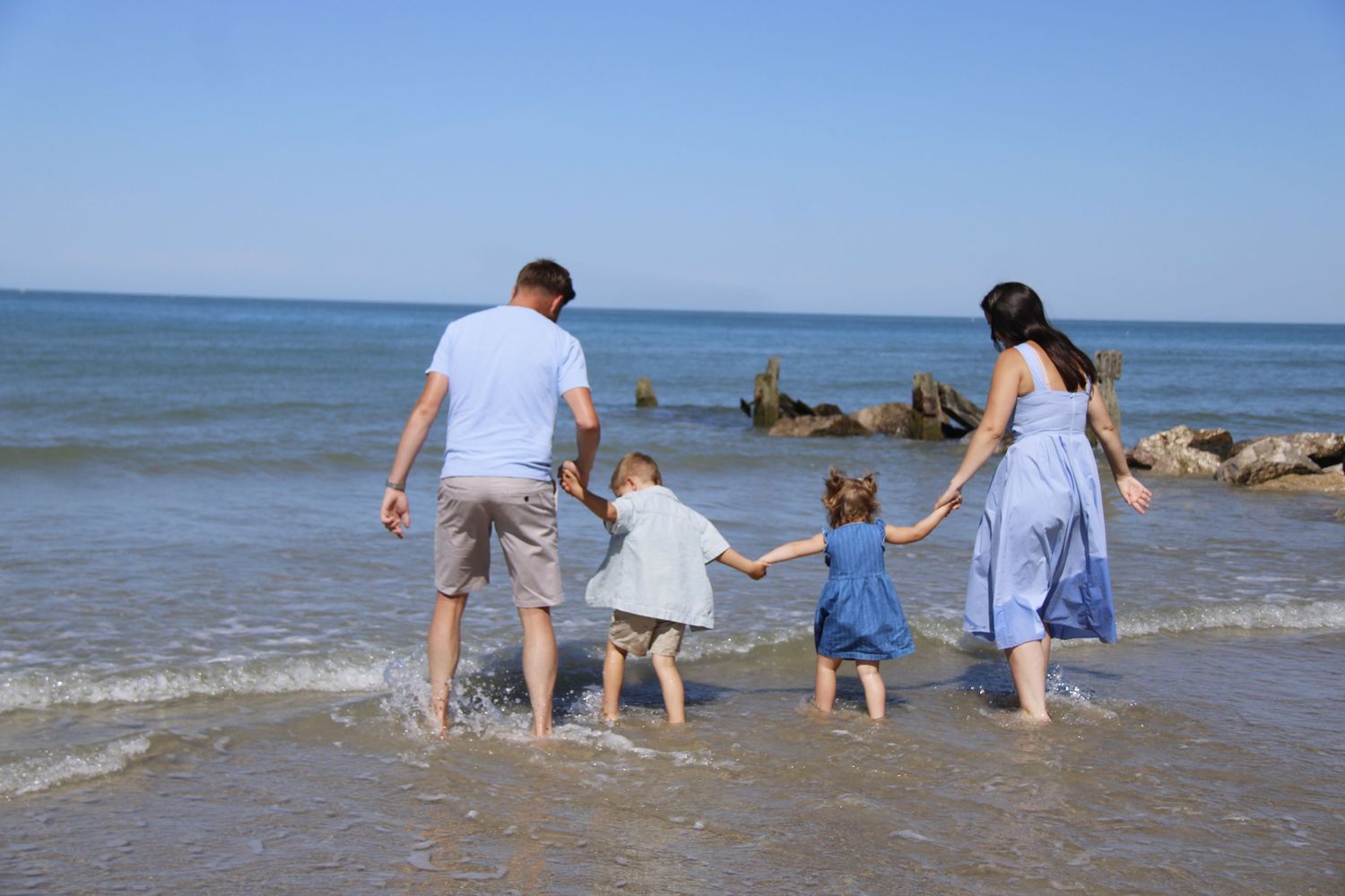 Séance photo famille en extérieur à Berck-sur-Mer  - Sandrine Photographie