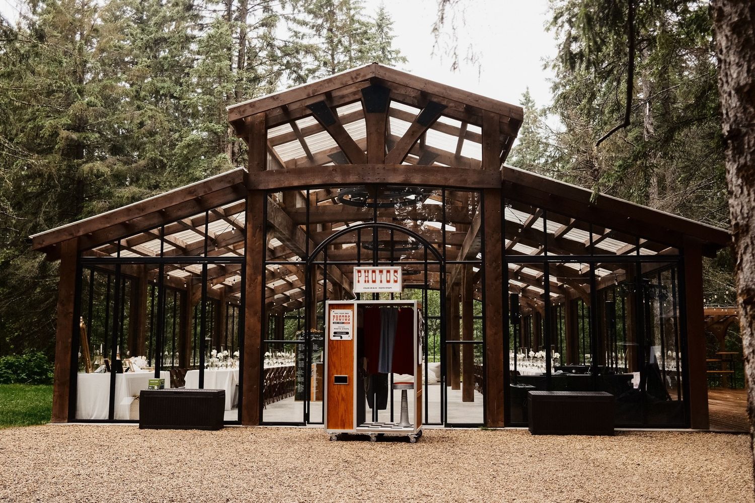 Wedding photo booth venue Alberta