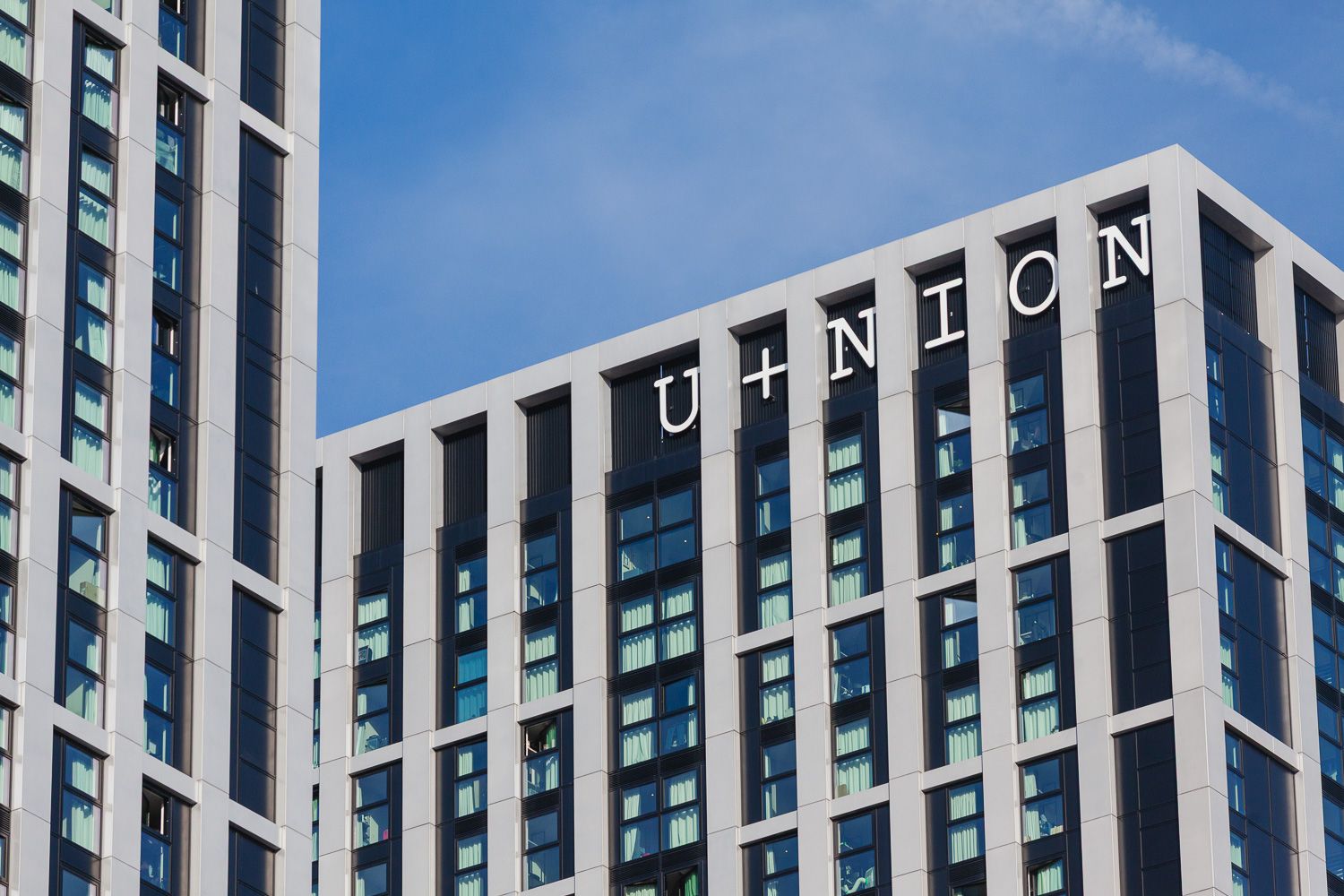 U+NION Manchester facade detail