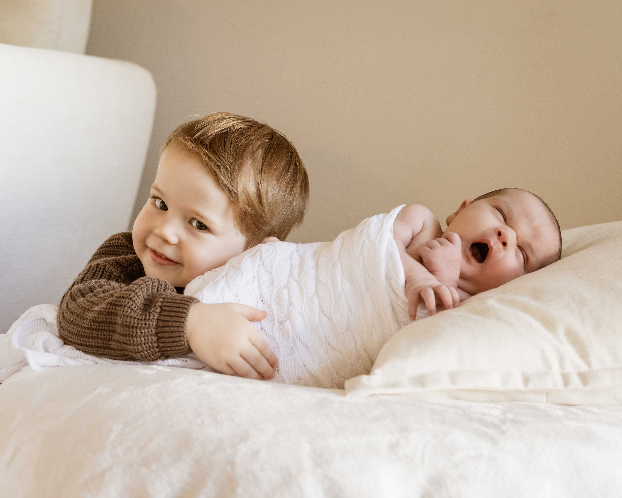 natural and relaxed new-born photography
