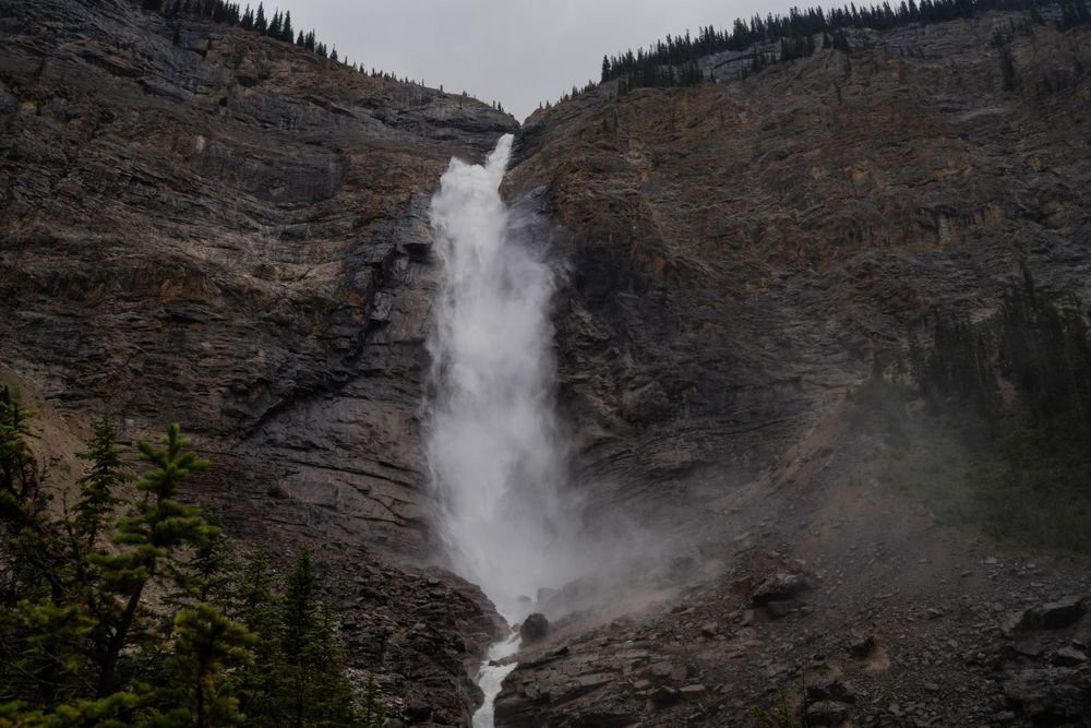 #takakkafallsengagement #yohonationalpark #yegweddingphotographer #mountainweddingphotographer #waterfallsphotoshoot
