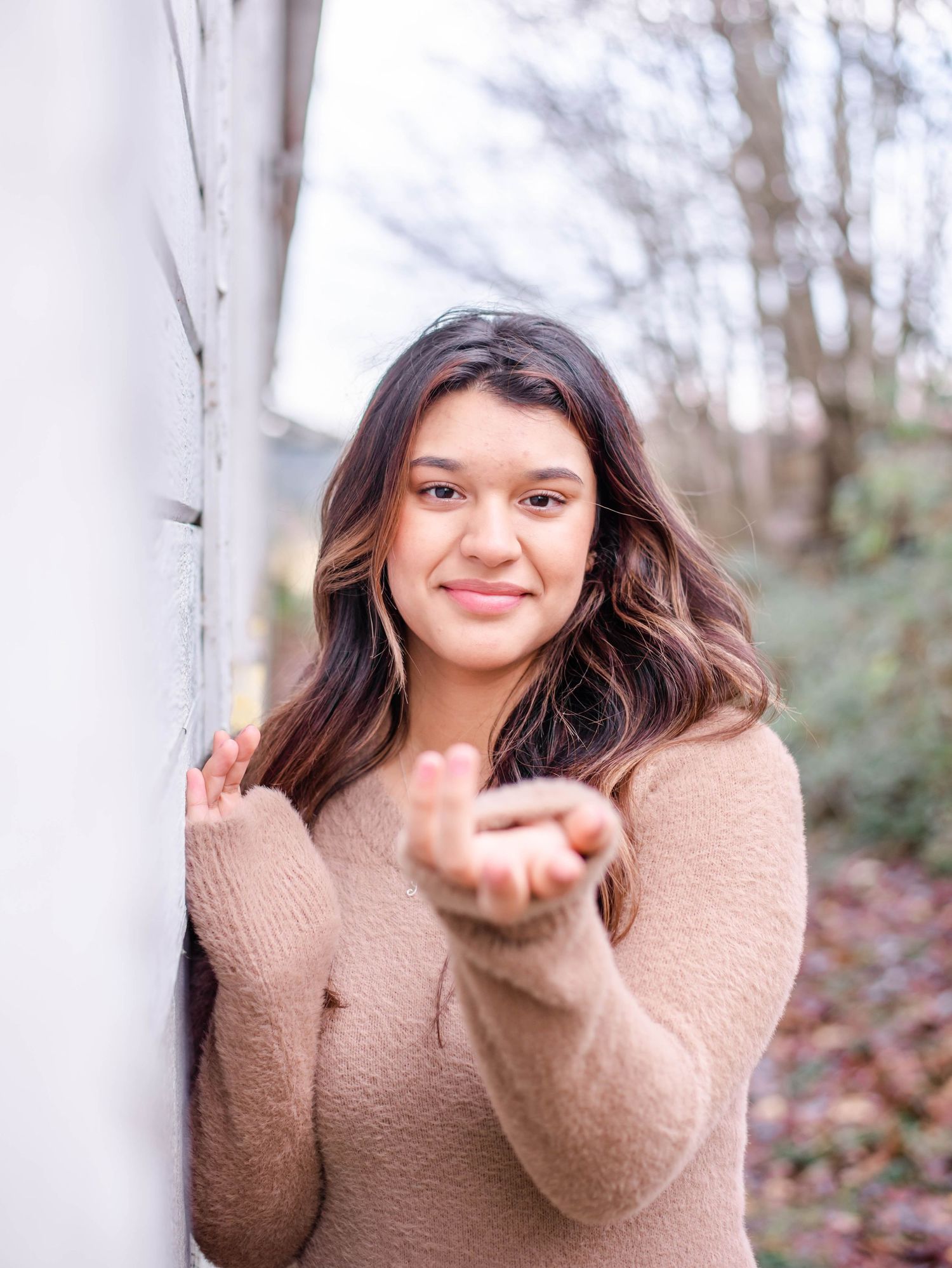 senior girl portrait Fayetteville NC bright natural light