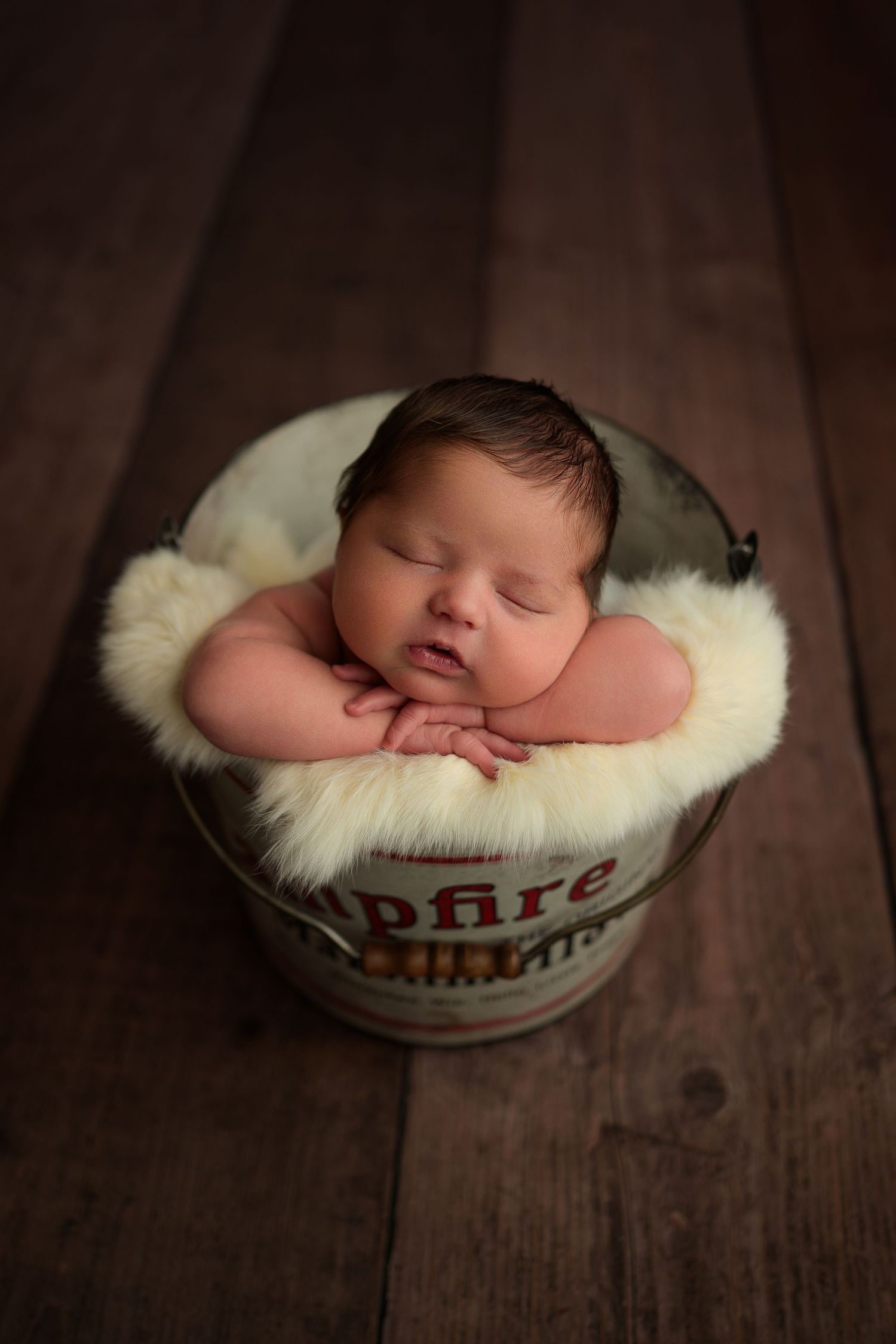 Studio newborn by Dayton, Ohio based newborn photographer Disney Magic Photography, serving Beavercreek, Bellbrook, Kettering and more.
