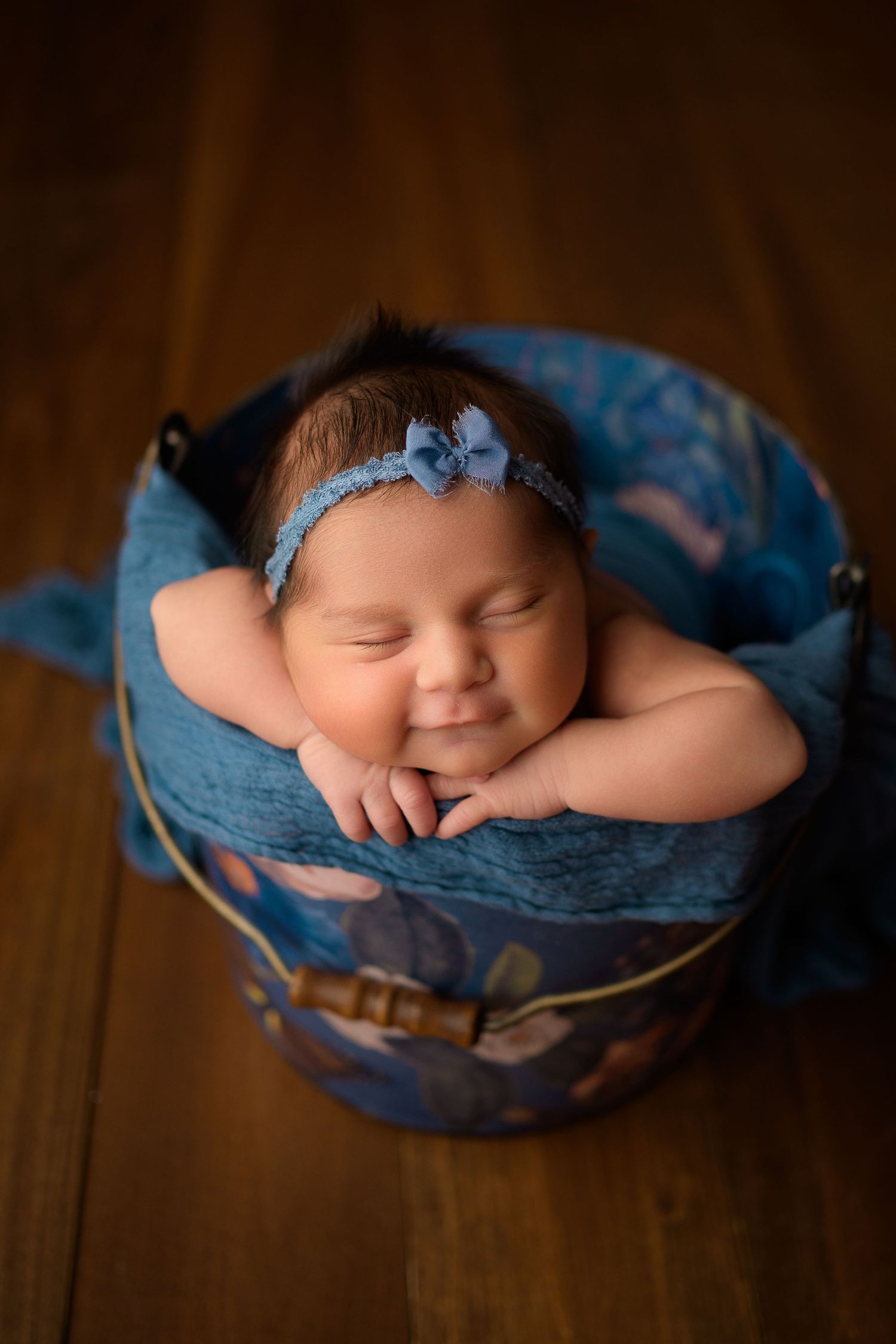 Studio newborn by Dayton, Ohio based newborn photographer Disney Magic Photography, serving Beavercreek, Bellbrook, Kettering and more.