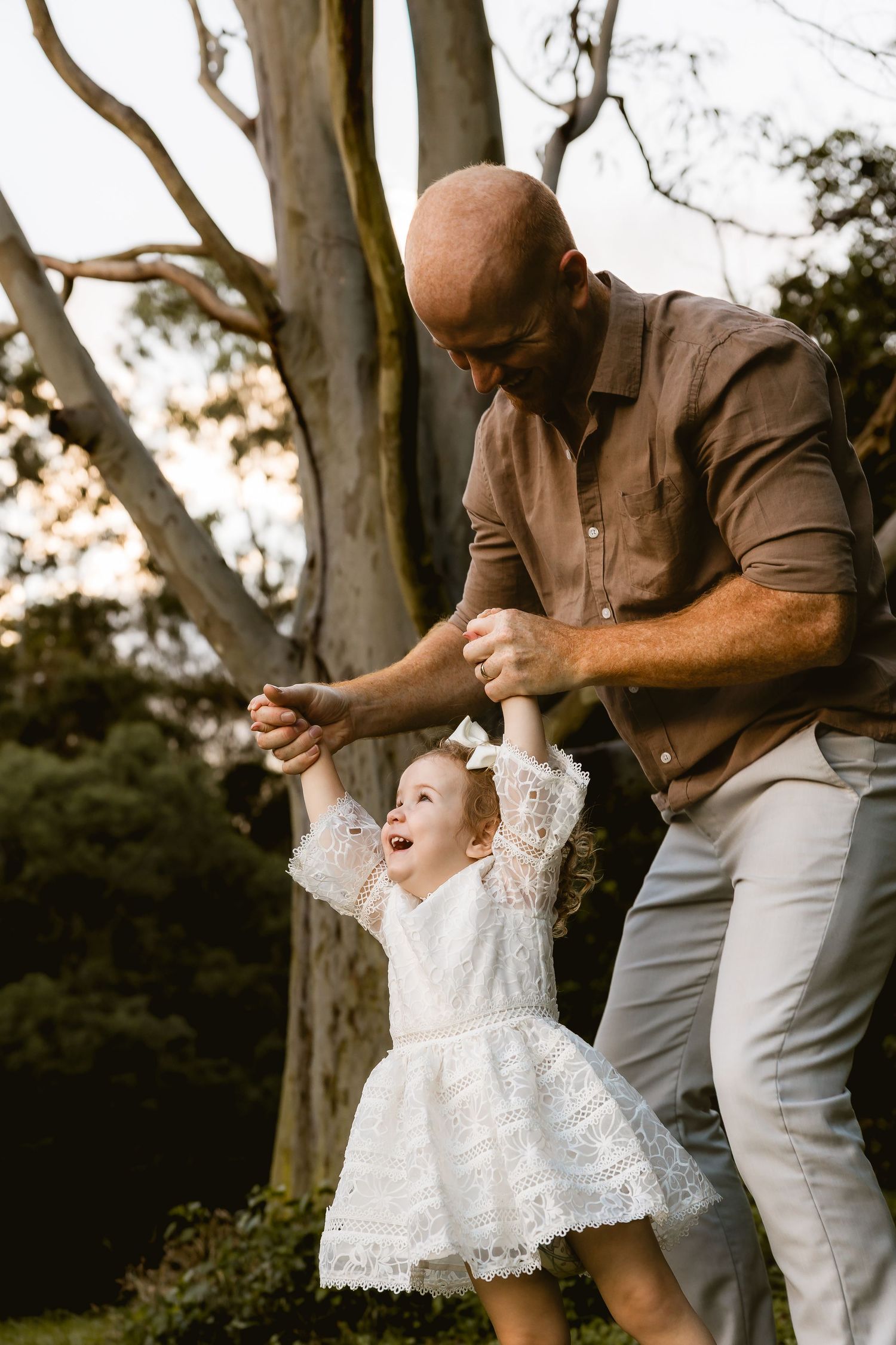 Beautiful Brisbane outdoor family photo shoot with gay Dads and children