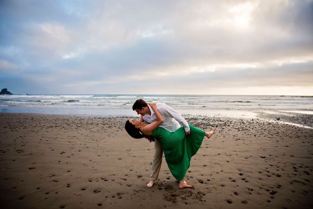 Ecola Beach couple