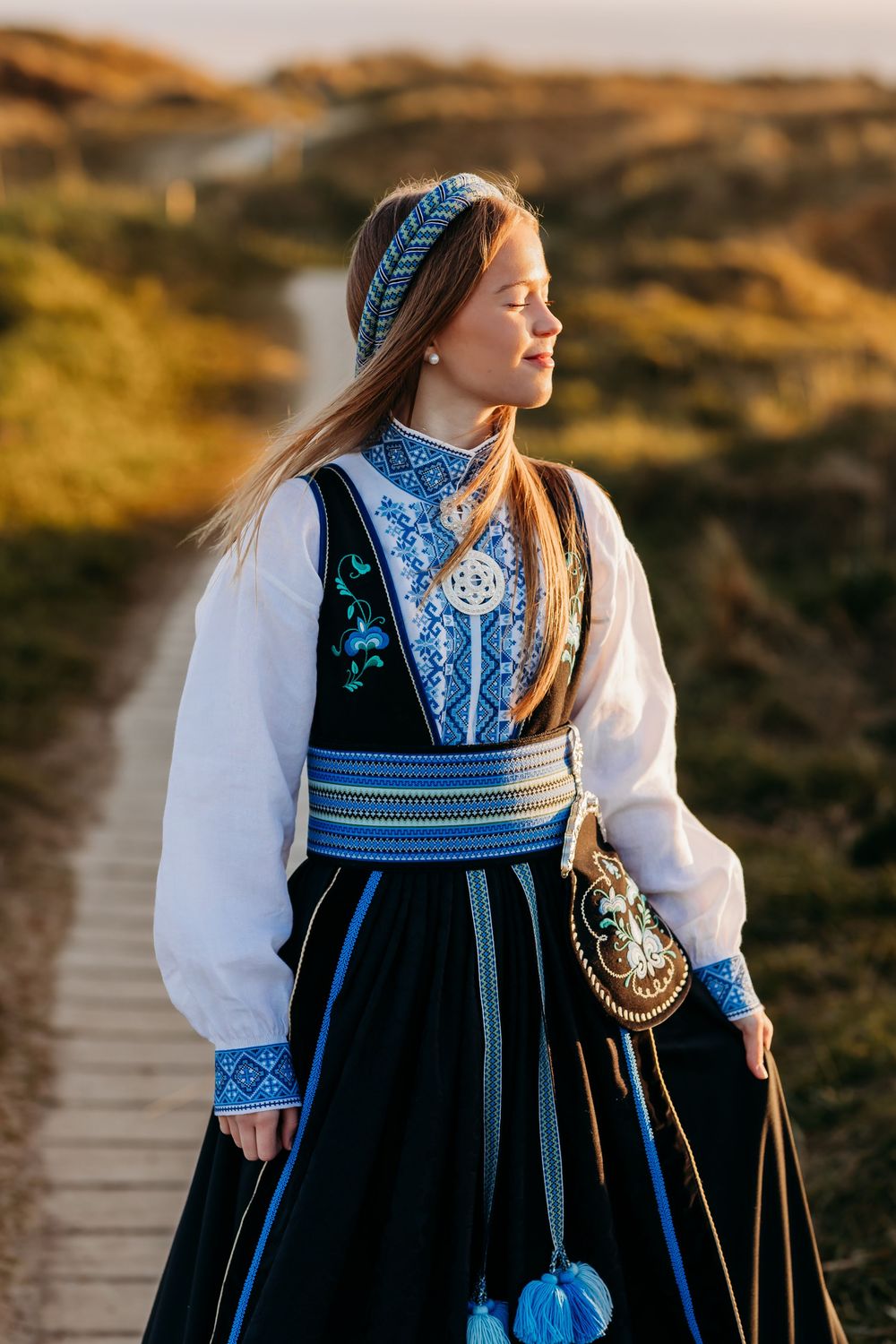 Konfirmantfotografering utendørs på Jæren