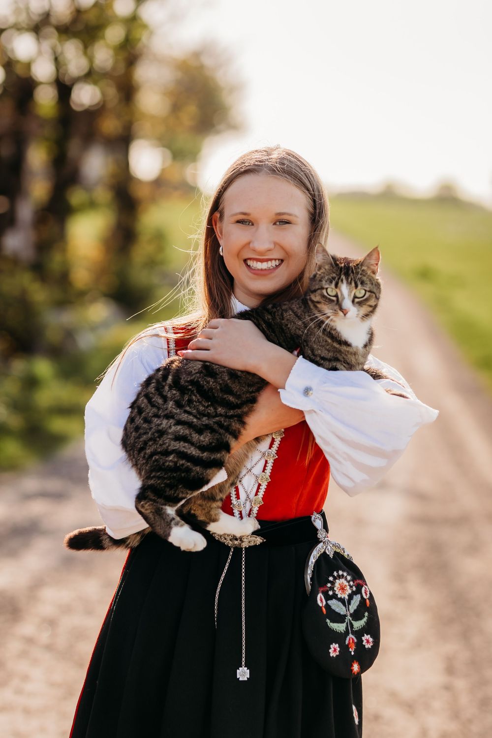 Konfirmantfotografering utendørs på Jæren